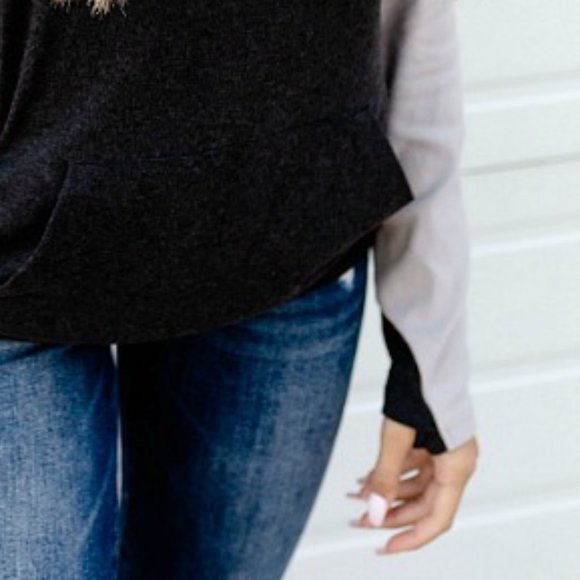 Ampersand Avenue DoubleHood Sweatshirt - Tahoe - Picture 6 of 7